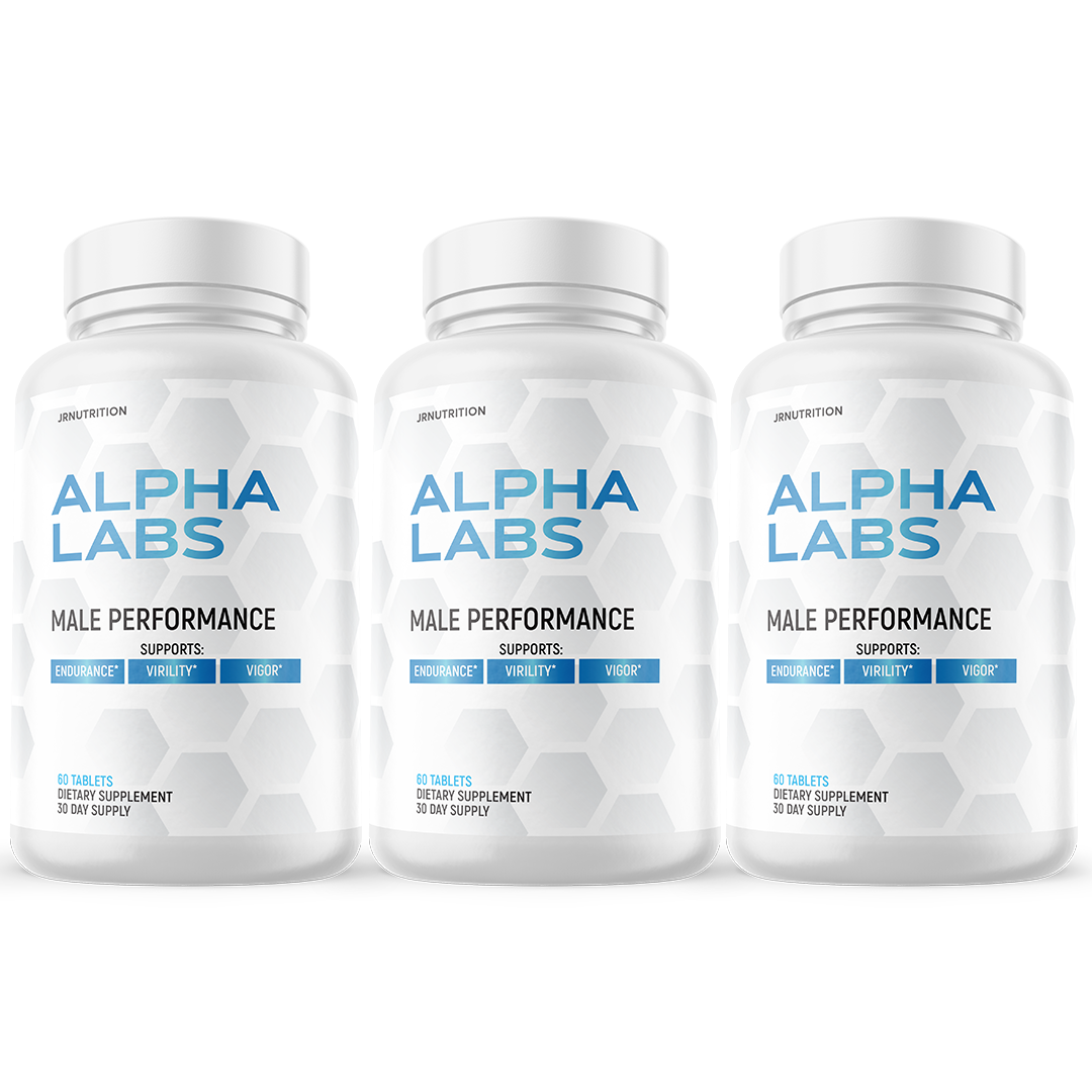 Alpha Labs - Male Enhancement Dietary Supplement 60 Tablets (3 Pack)